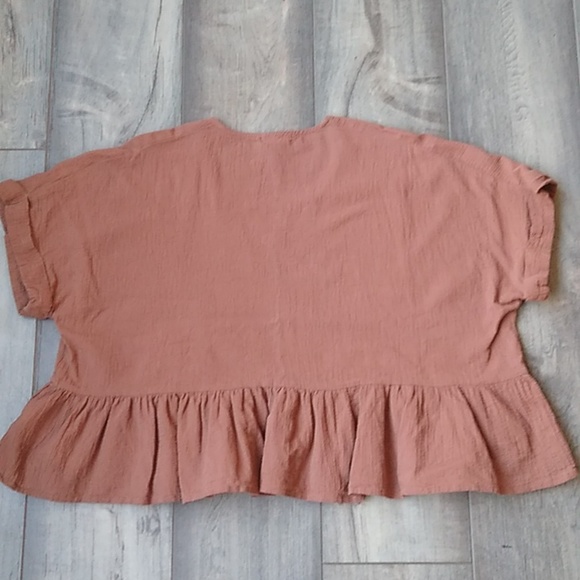 Böhme Crop Top Oversized with Ruffle Size S/M - Picture 8 of 9